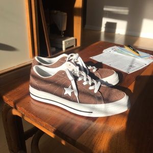 commes des garcons white converse